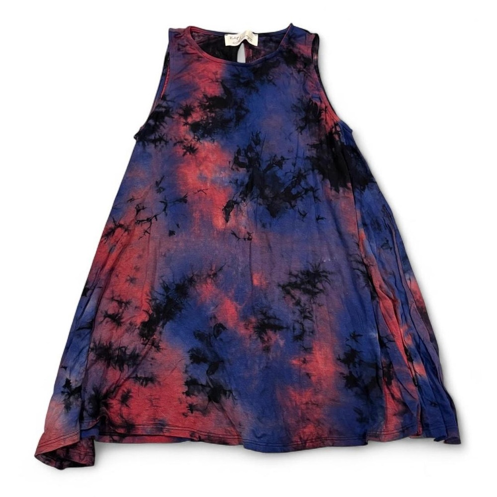 Vintage Havana flowy tie dye mini dress